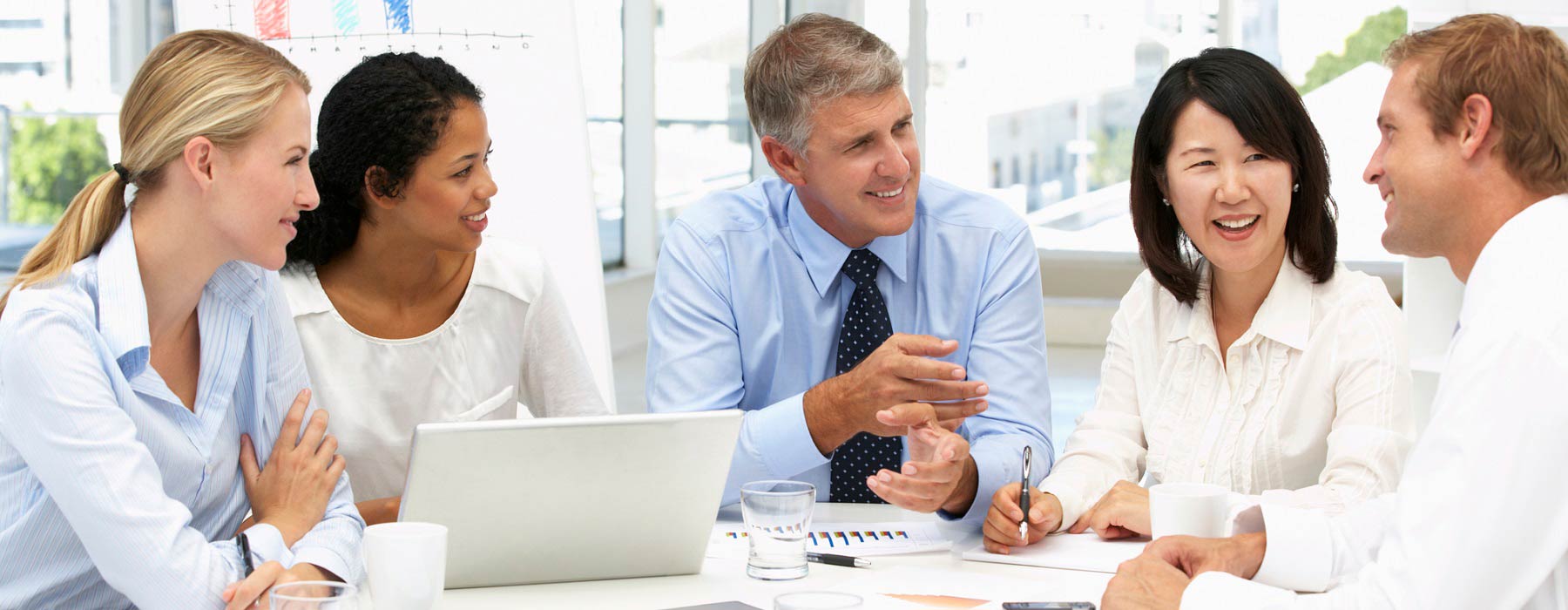 Business man under an umbrella
